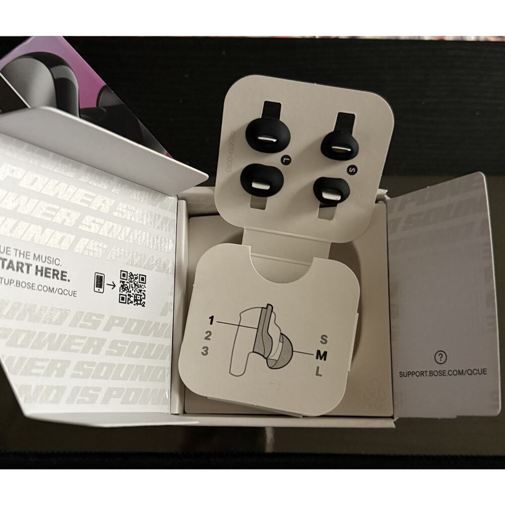 Bose QuietComfort Ultra Wireless Bluetooth Earbuds Black with All Components - Picture 11 of 11